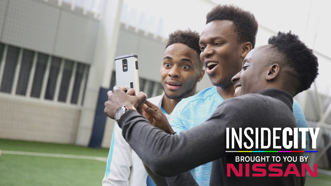 Raheem Sterling and KSI face swap on Snapchat