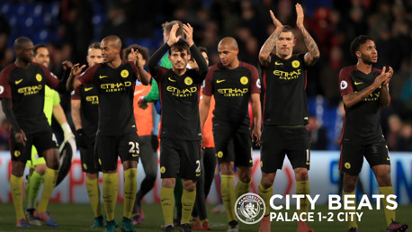 Palace v Man City: City Beats