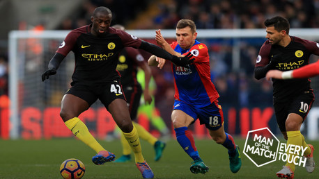 Yaya Toure v Crystal Palace: Every touch