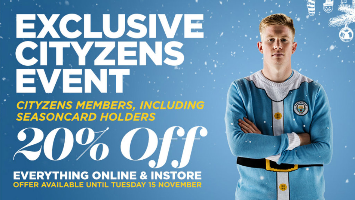Cityzens: Get 20% in the CityStore 