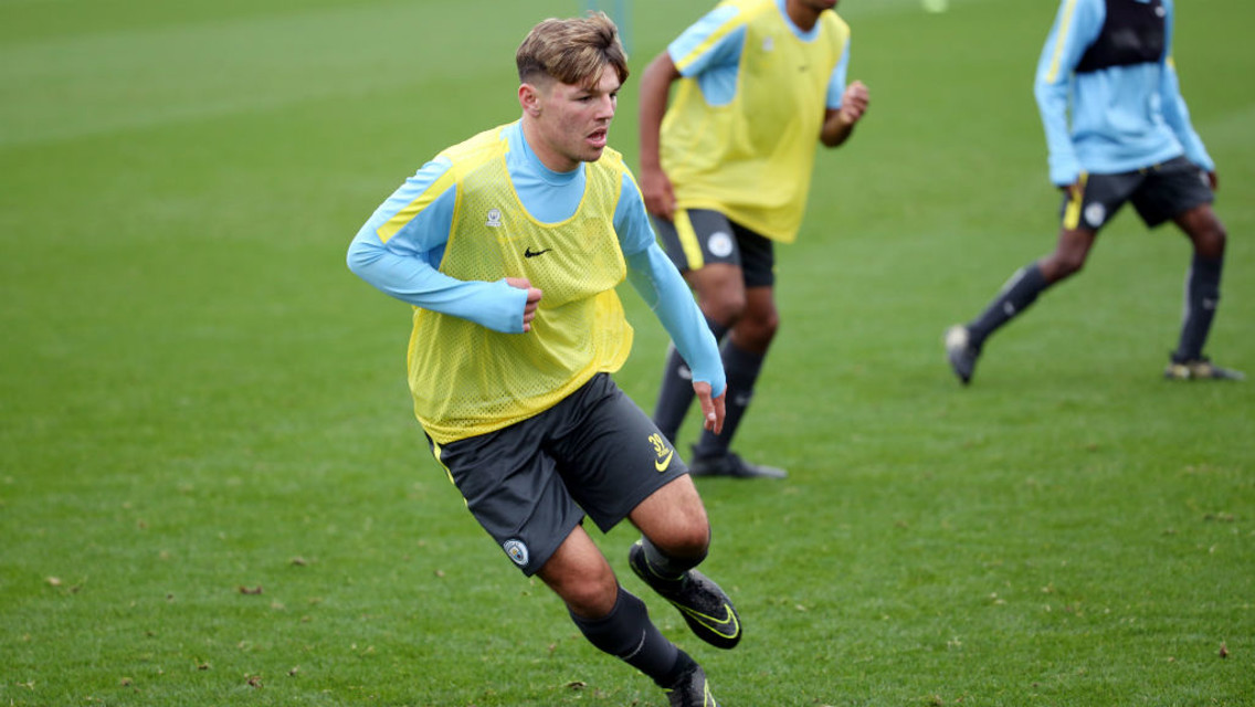 DUNCAN: City's U16 striker was in lethal form against Brazil