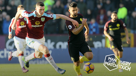Sergio Aguero v Burnley: Every touch