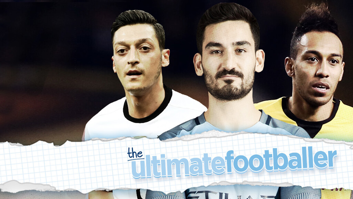 BALLER: Sergio Aguero, David Silva, Mesut Ozil and Pierre-Emerick Aubameyang make Ilkay Gundogan's ultimate footballer.