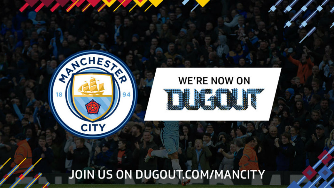 Manchester City join new football website, Dugout