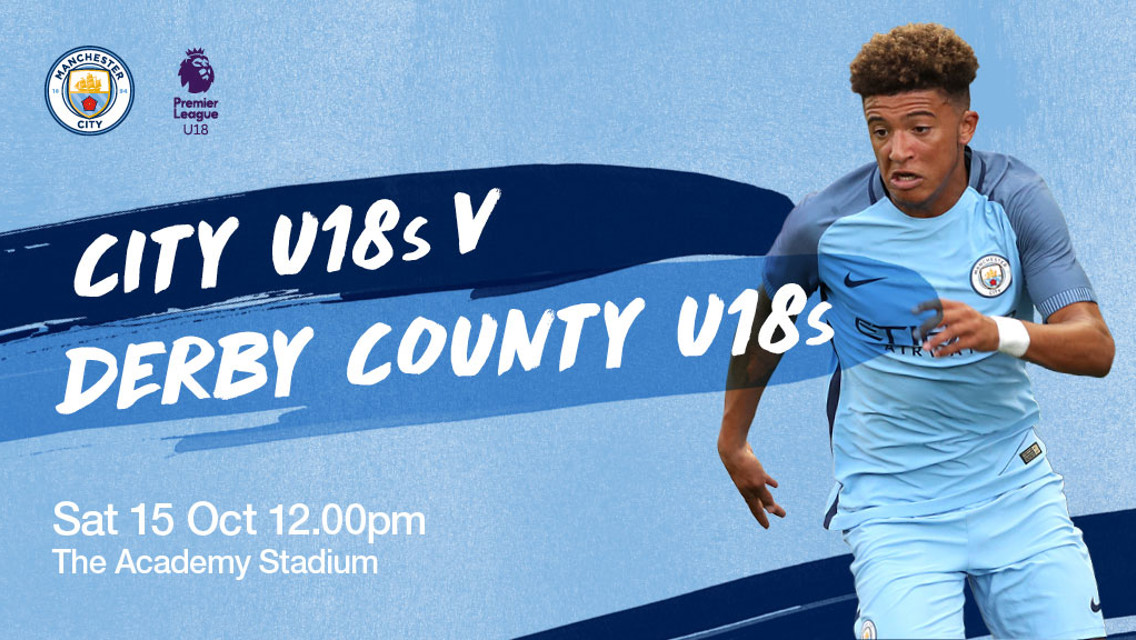 Watch City U18s v Derby live on Facebook