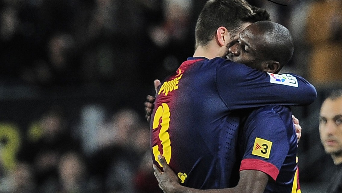 BARCA BROTHERS: Gerard Pique and Eric Abidal