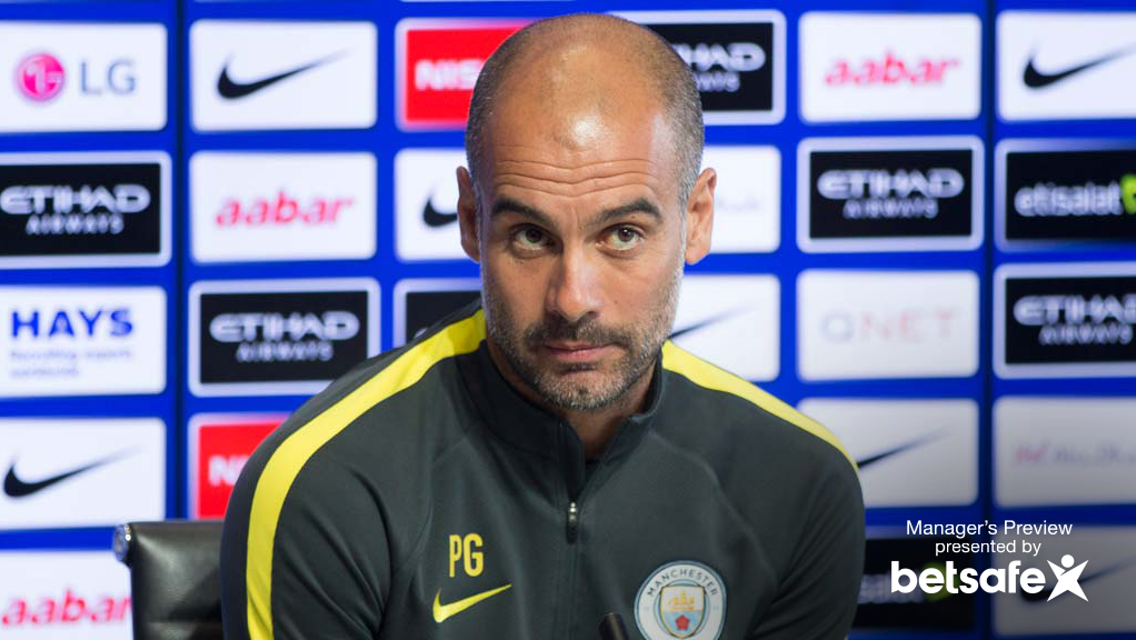 WORK TO DO: Pep knows it will be difficult against Everton