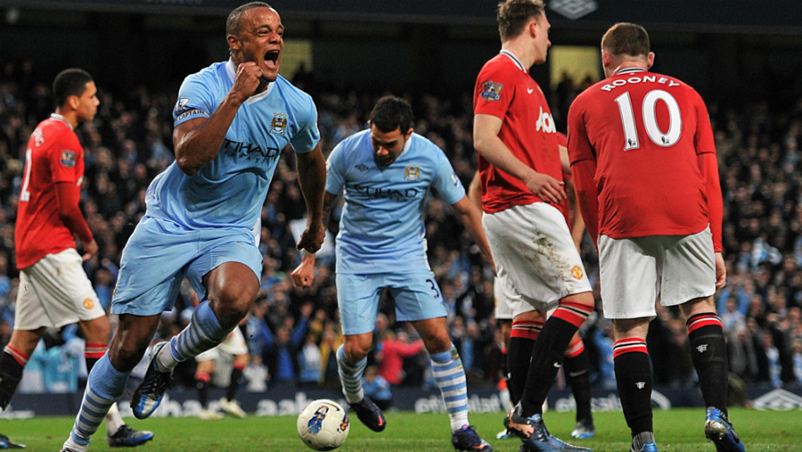 DERBY SPIRIT: Vincent Kompany