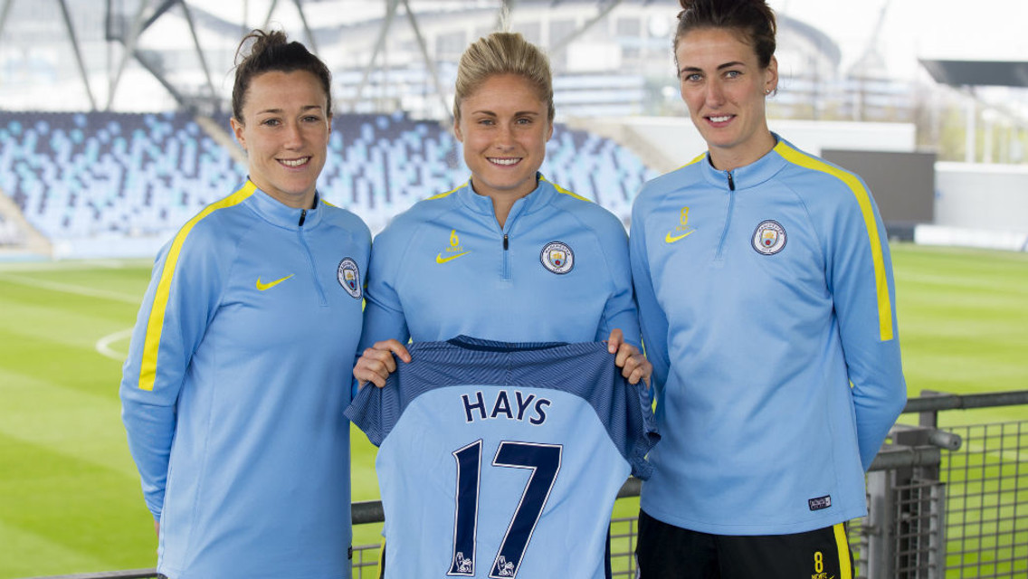 NEW PARTNERSHIP: Hays and Man City Women