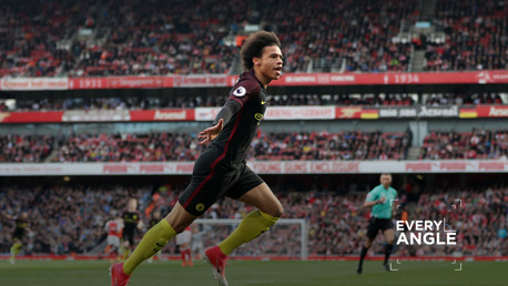 Every Angle: Leroy Sane v Arsenal