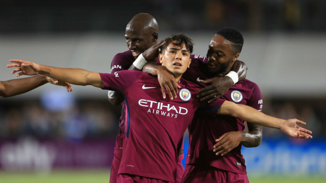 LEARNING: Brahim Diaz is keen to benefit from his team-mates' experience.