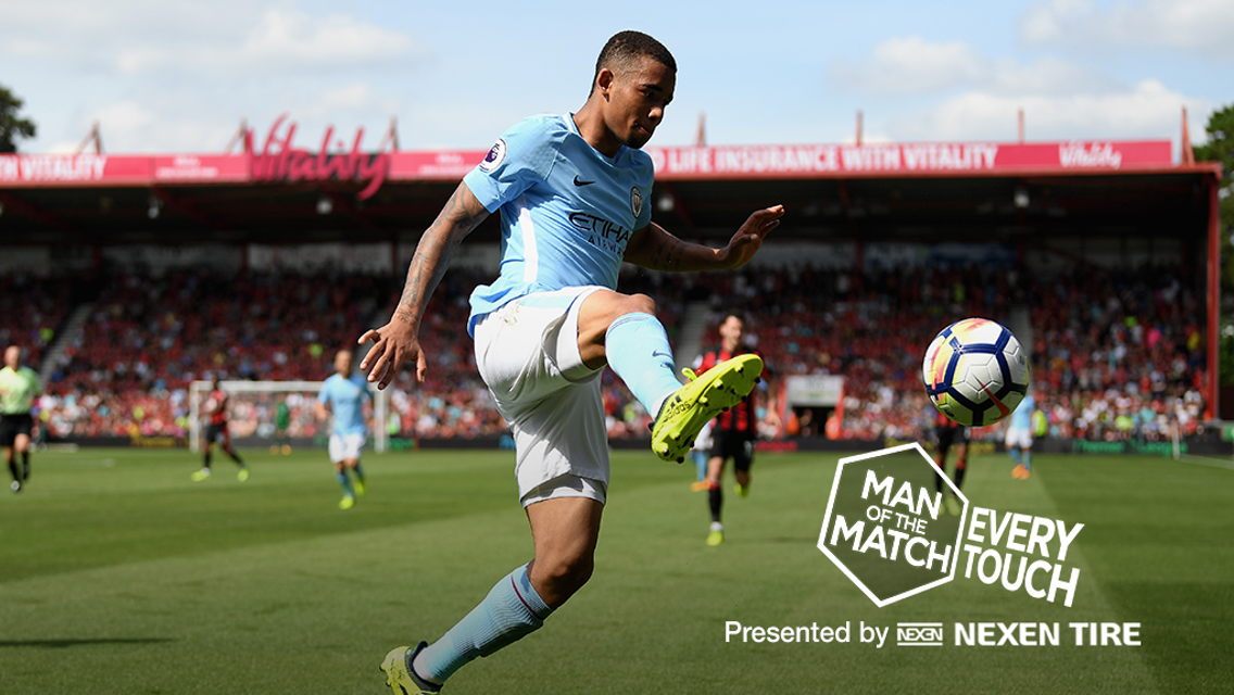 EVERY TOUCH: Gabriel Jesus v Bournemouth