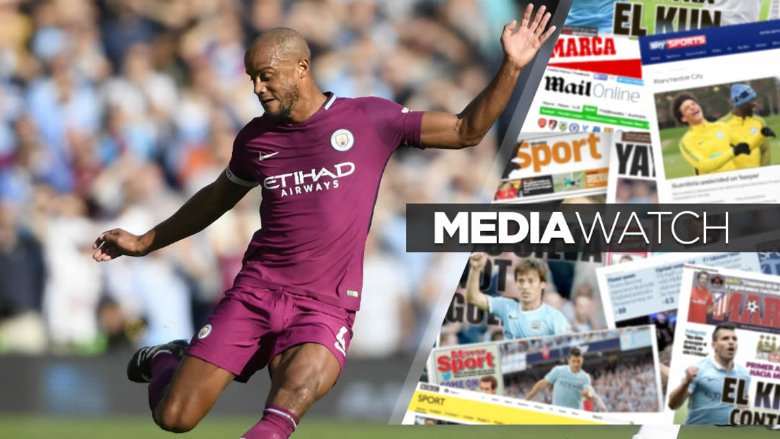 FULL OF LOVE: Kompany has spoken highly about Pep's coaching style