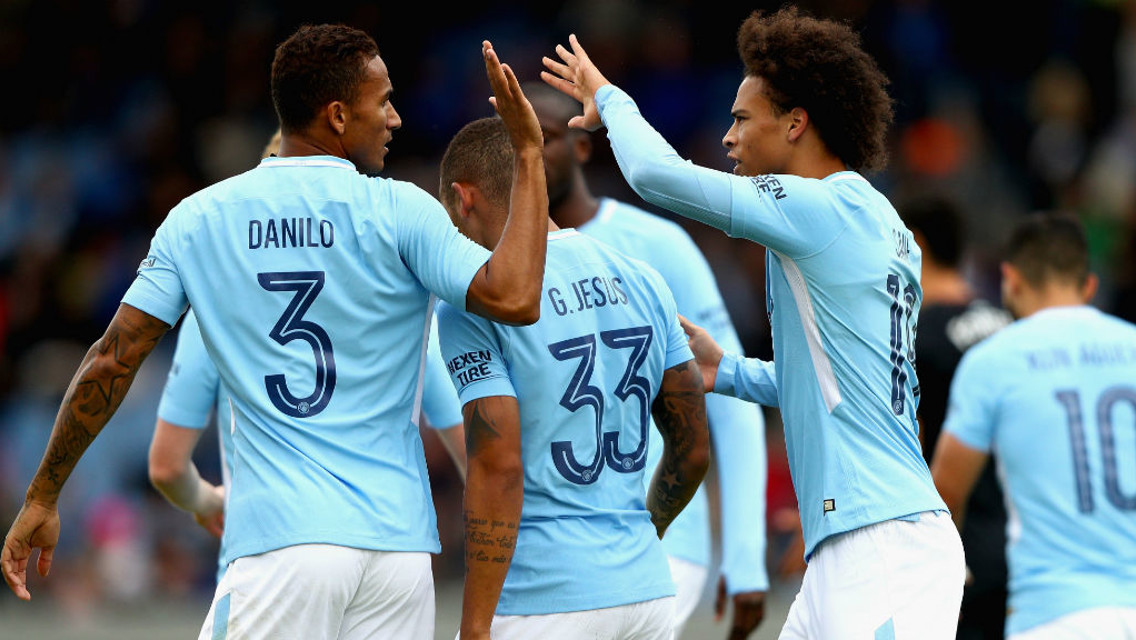 Les numéros de Man City pour la saison 2017/18