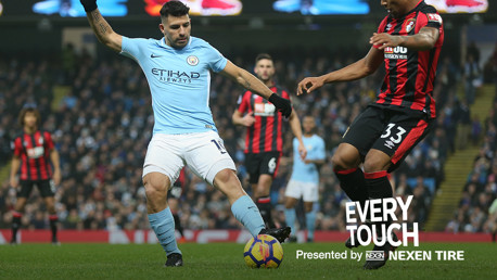 Every Touch: Sergio Aguero v Bournemouth