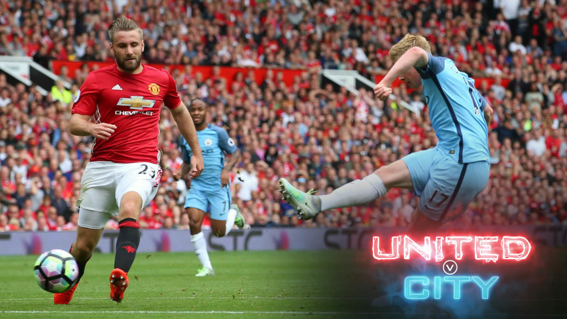 DE BRUYNE BEAUTY: KDB on target last at Old Trafford last season