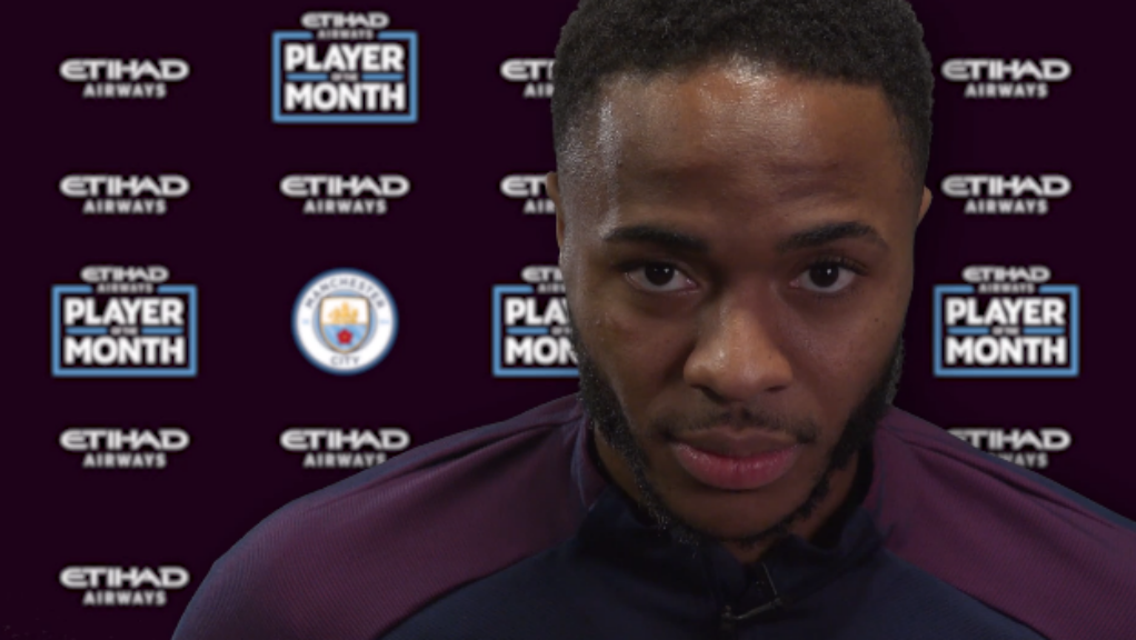 POTM: Raheem Sterling has been voted November's Etihad Player of the Month. 