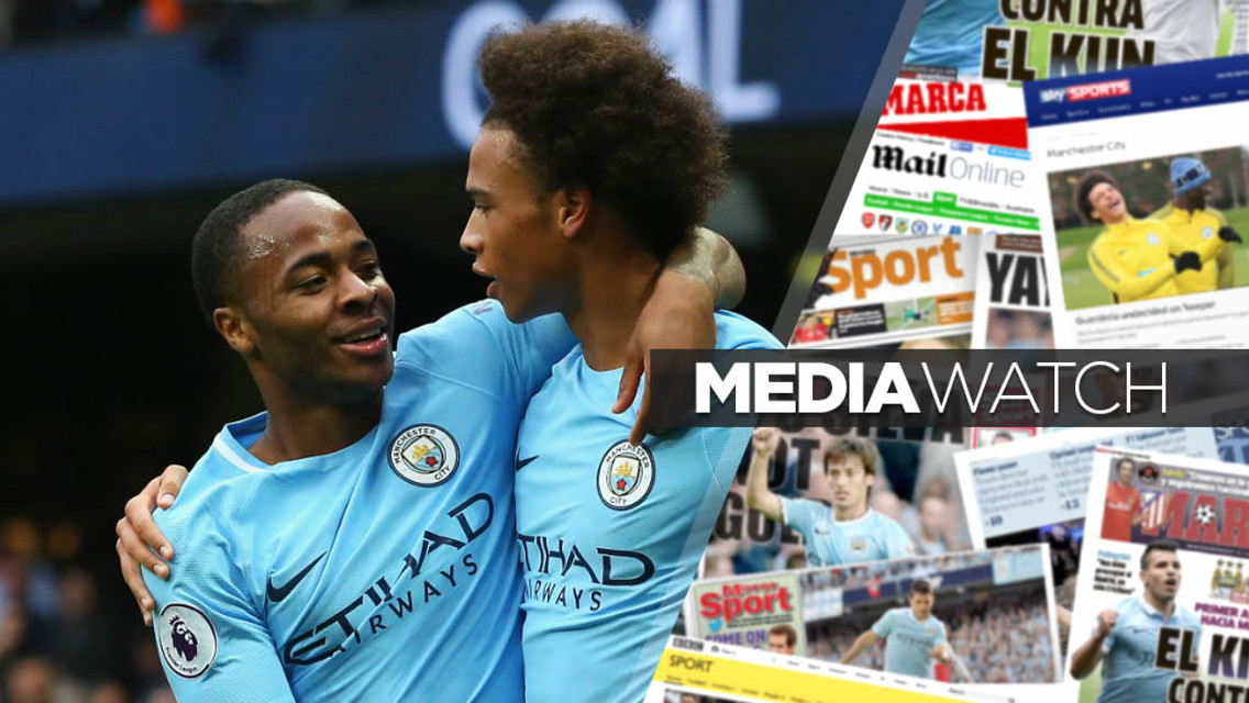 WING ATTACK: Raheem Sterling and Leroy Sane