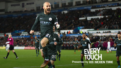 Every Touch: David Silva v Swansea