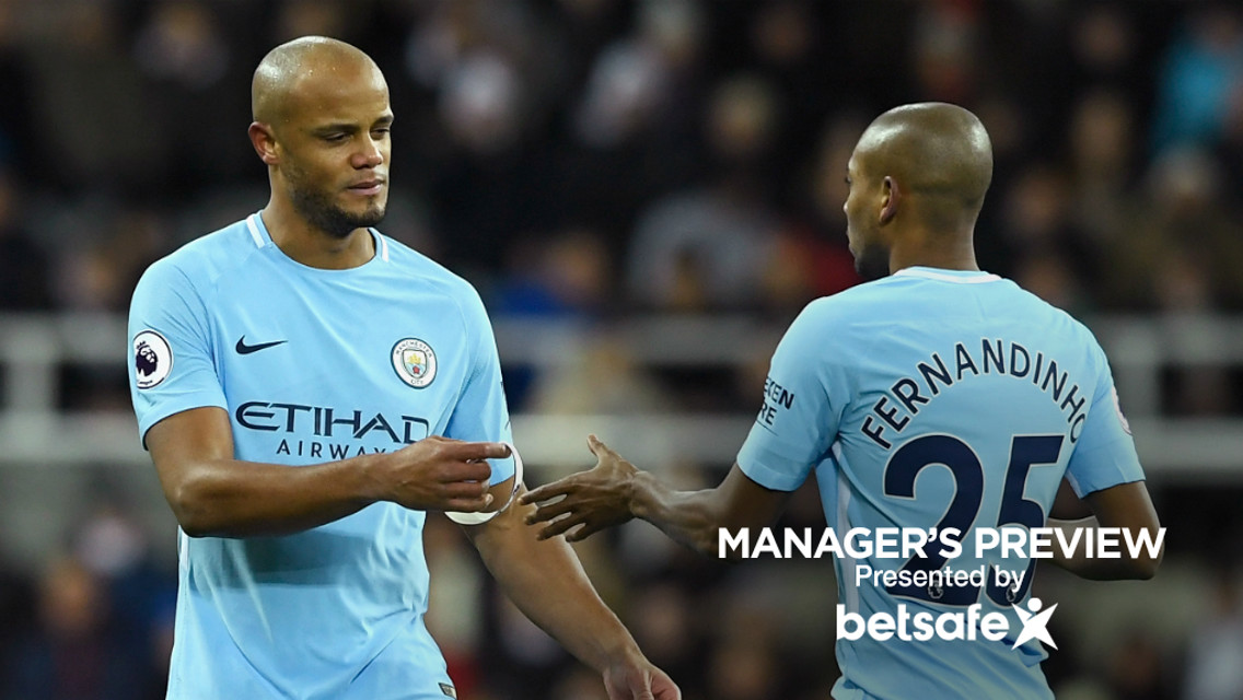 BOOST: Vincent Kompany may not be out for long, Pep Guardiola reveals