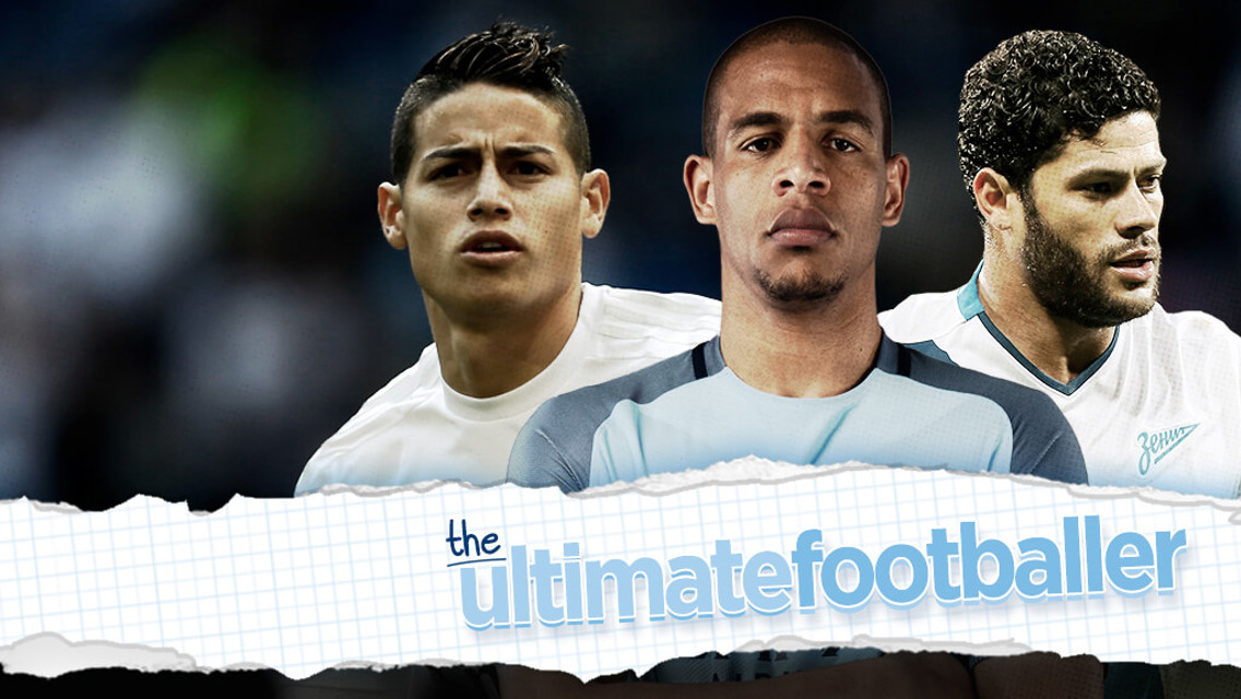 ULTIMATE FOOTBALLER: Fernandinho, Hulk and James Rodriguez make up Fernando's top player.
