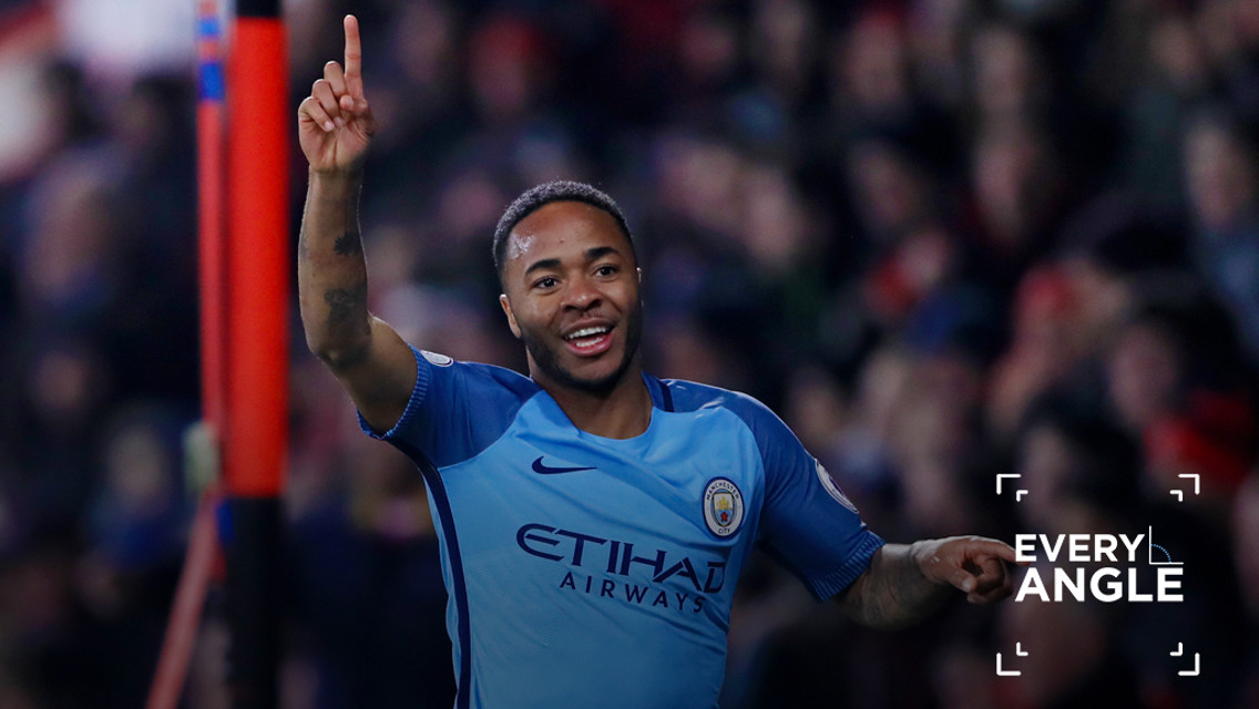 EVERY ANGLE: Raheem Sterling v Bournemouth