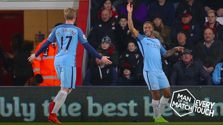 Every Touch: Raheem Sterling v Bournemouth