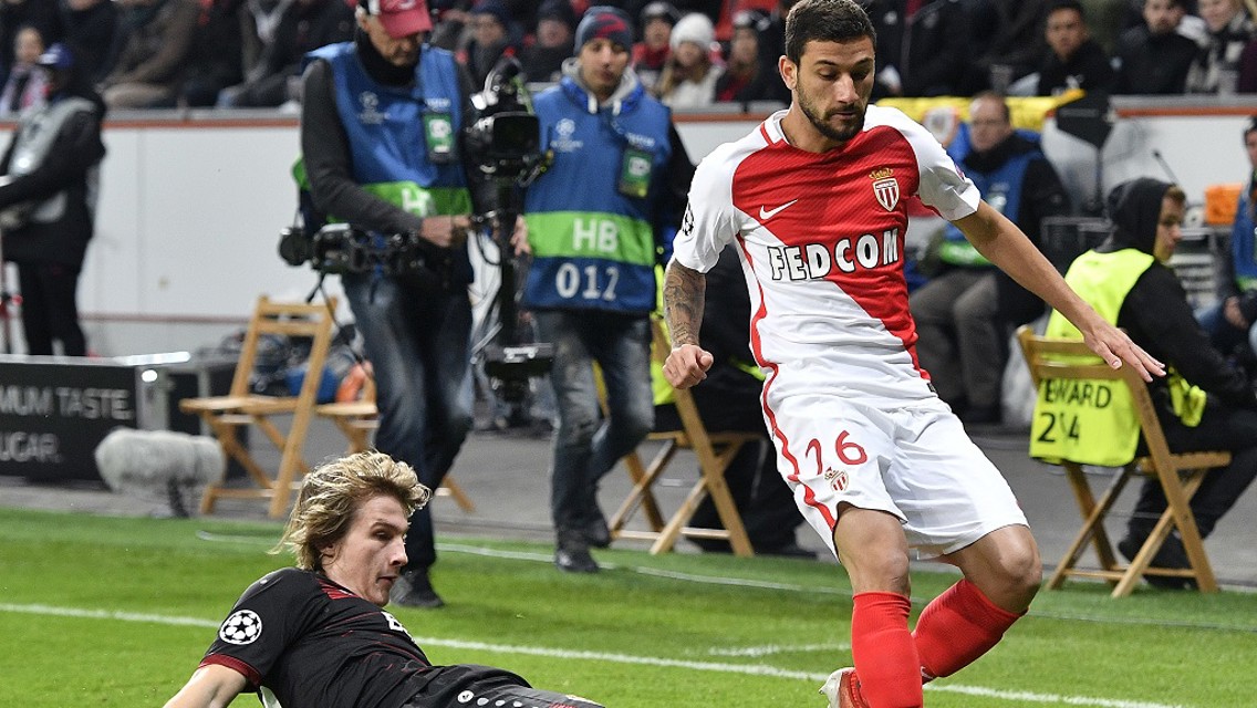 GABRIEL BOSCHILIA: Scored twice for Monaco against Lorient