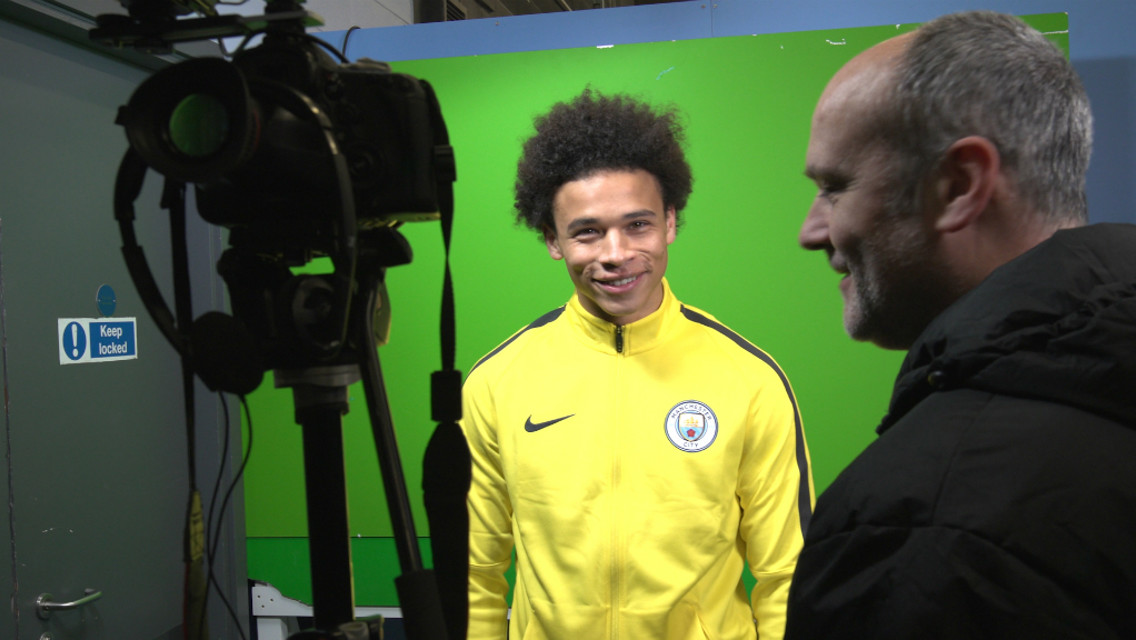 SMILING SANE: Leroy Sane speaks to CityTV after the game