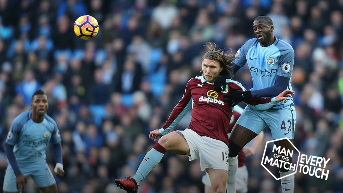 EVERY TOUCH: Yaya v Burnley