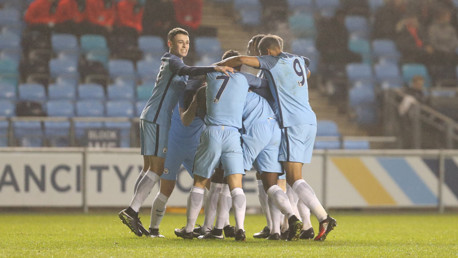 SOLID GROUP: Phil Foden and Ian Carlo Poveda are just two of City's stars so far this season