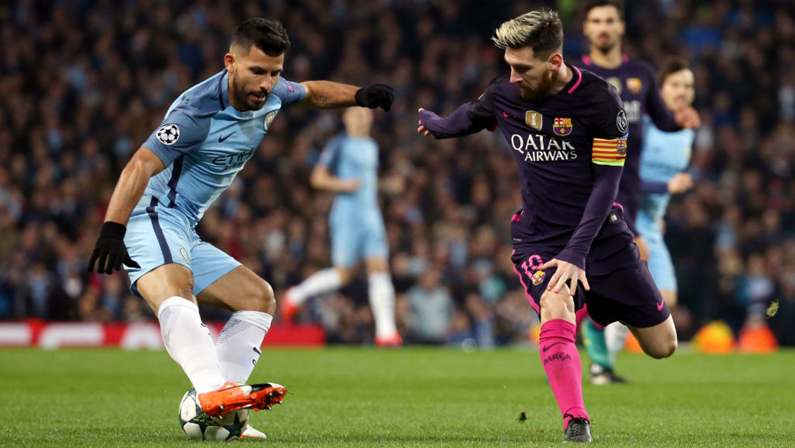 APPRECIATION: Sergio Aguero has hailed his compatriot Lionel Messi