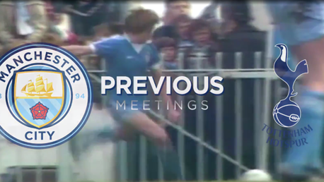 Manchester City v Spurs: Previous meetings