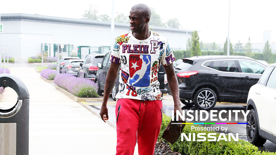 BACK TO WORK: The City players returned to the CFA today to begin pre-season preparations 