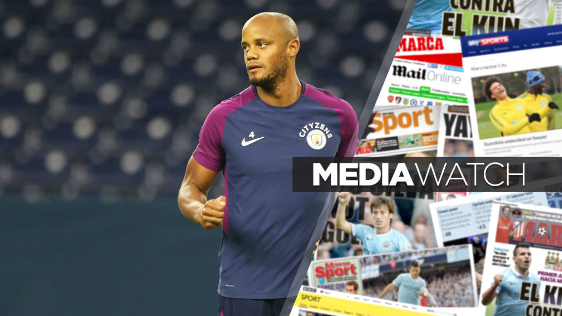 MEDIA TALK: Vincent Kompany.
