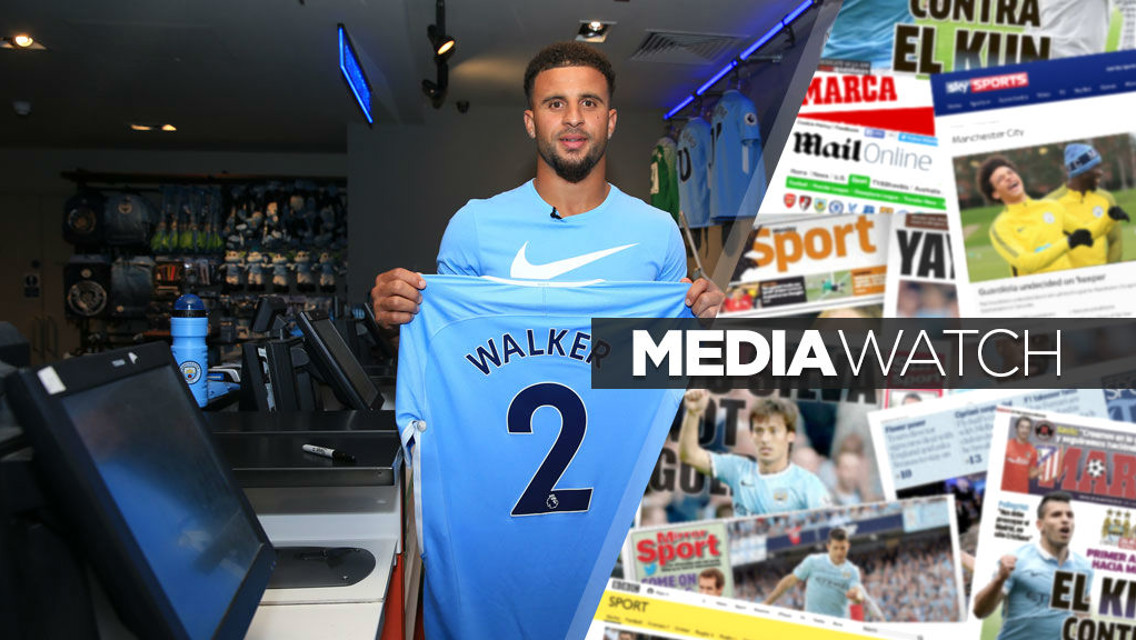 DONE DEAL: The press have reacted to the signing of Kyle Walker 