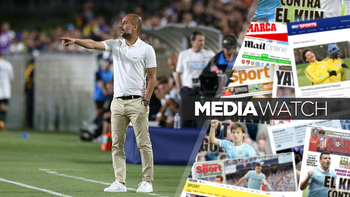 MEDIA WATCH: The press focus on Pep's quotes today about a potential new defender.