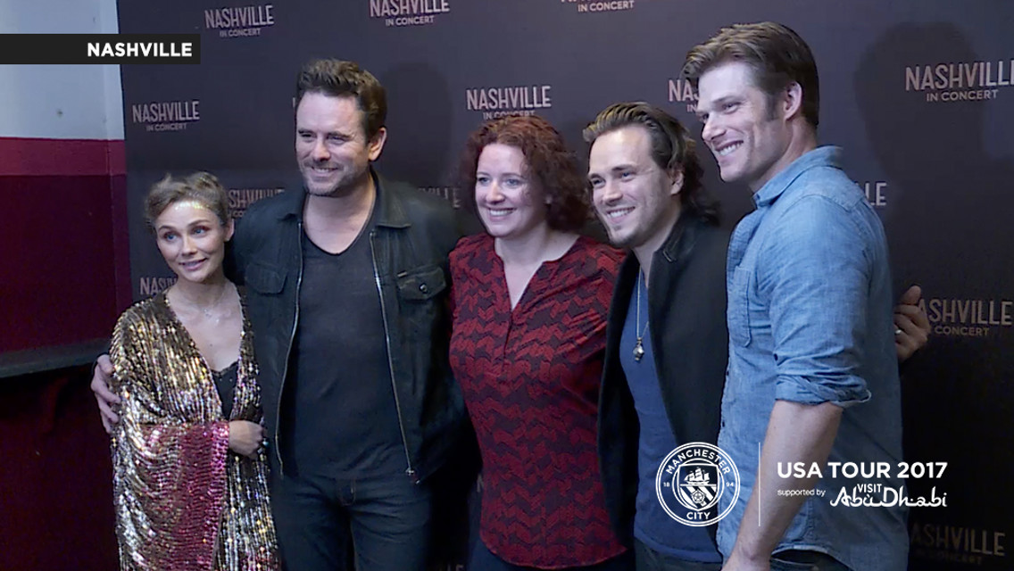 CAST OF NASHVILLE: The stars of the American show stopped by to chat with CityTV when they visited Manchester last month.