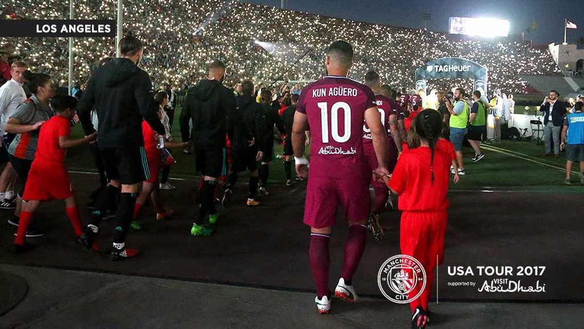 GLAMOUR MATCH: City's game with Real Madrid was a star-studded affair in Los Angeles