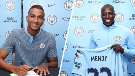 City fanfare for Danilo and Mendy