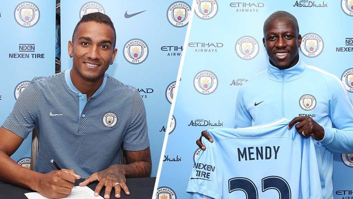 NEW ARRIVALS: Danilo and Benjamin Mendy