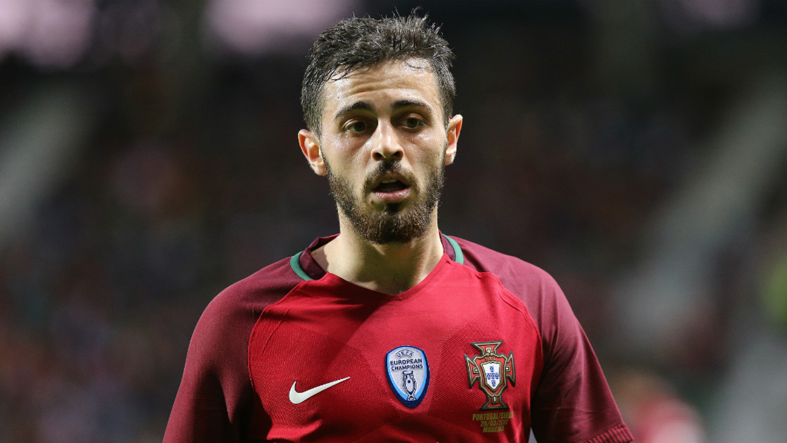 SILVA SERVICE: Bernardo Silva scored for Portugal in the win over New Zealand