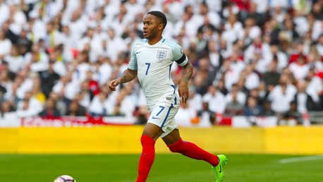 RAHEEM: In action for England 