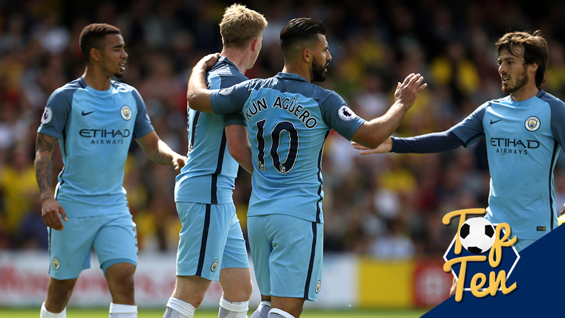 Top 10 des buts en Premier League saison 2016/17