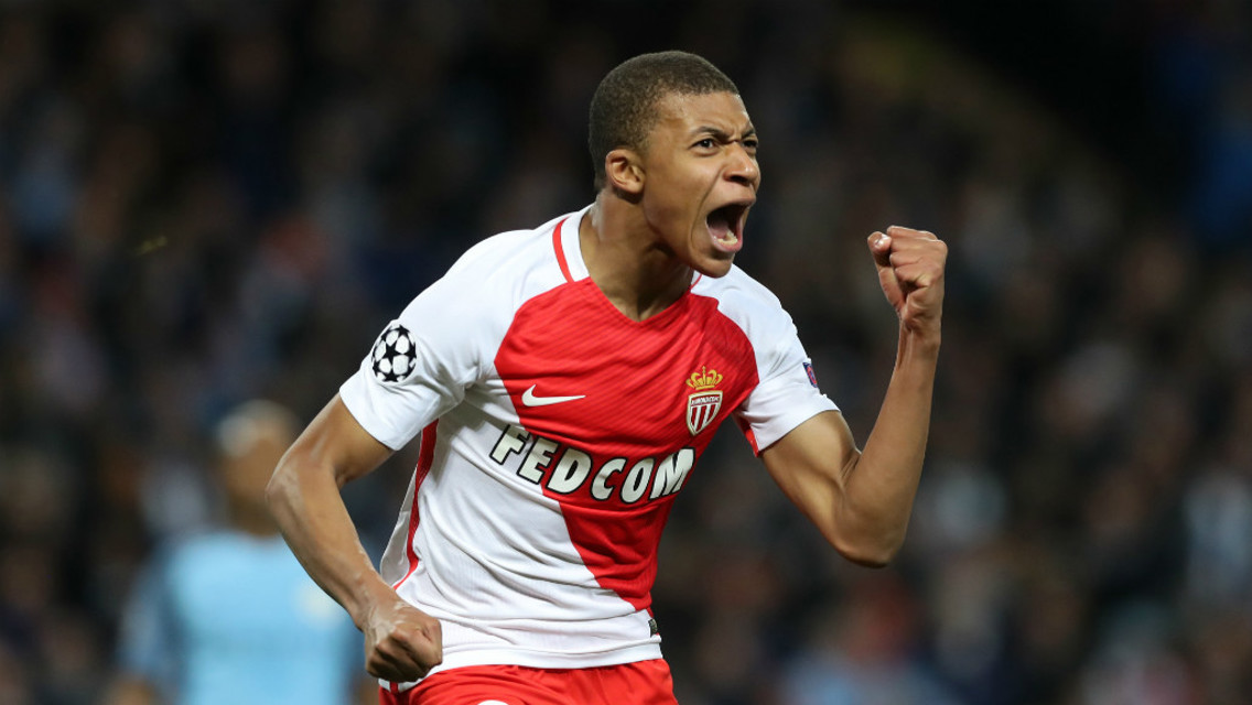 HOT SHOT: Kylian Mbappe has scored four goals in three games for table-topping Monaco.