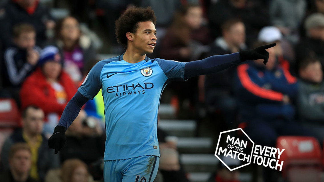 TOUCH OF CLASS: Sane on fire.