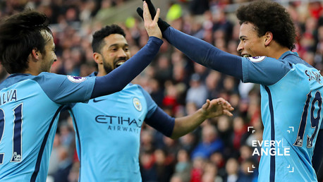 Every angle: Leroy Sane v Sunderland