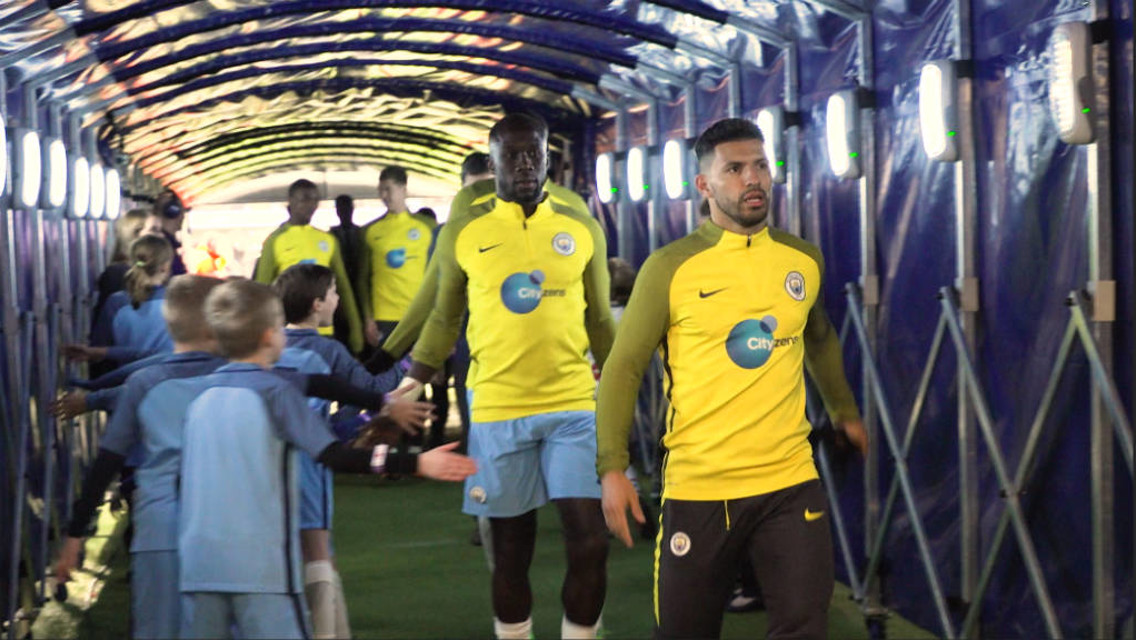 BEHIND THE SCENES: Man City v Stoke tunnel cam.