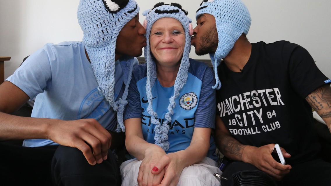 NOTHING WITHOUT YOU: The City players have thanked fans across Manchester for their support 