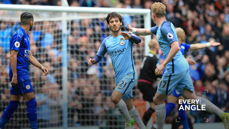 Every Angle : David Silva v Leicester